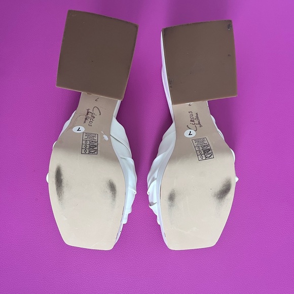 Circus by Sam Edelman Platform Sandals in White - Picture 3 of 7